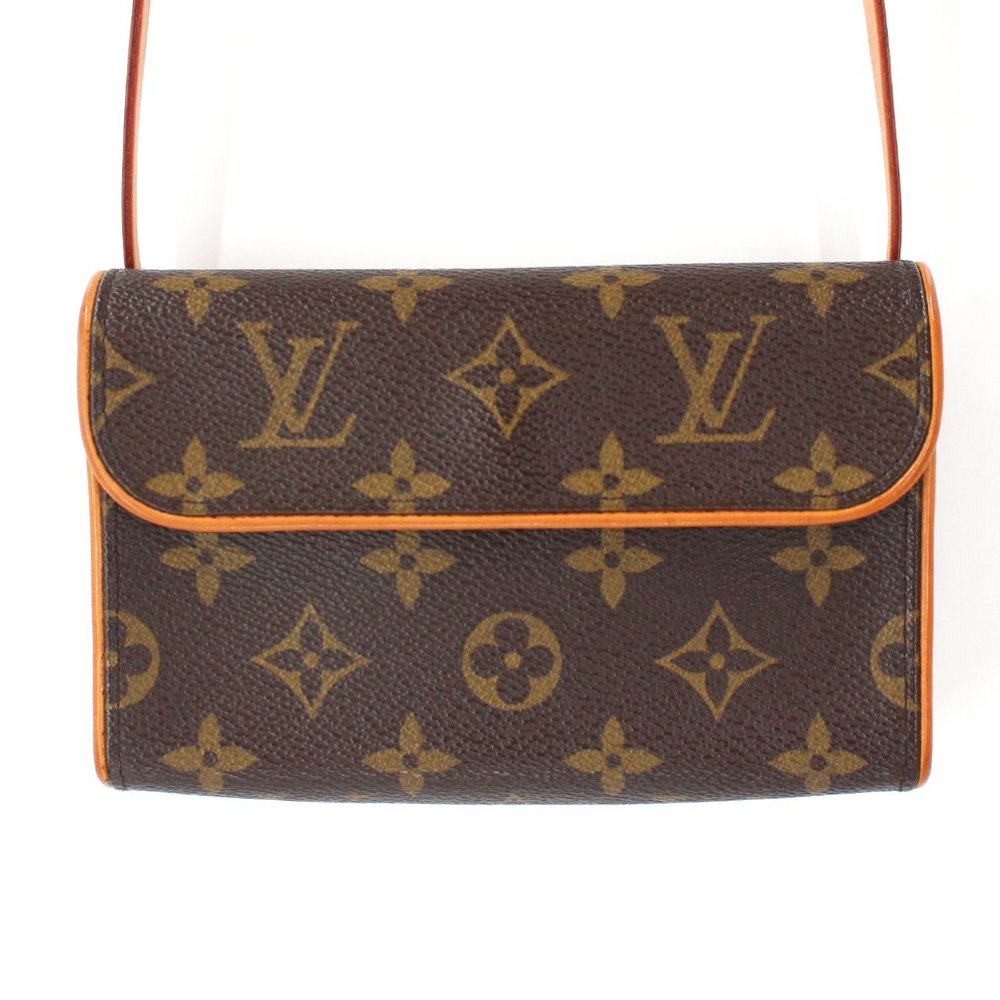 Louis Vuitton Monogram Florentine Fanny Pack Canvas Leather Adjustable Waist Bag